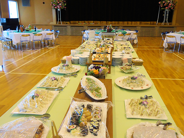 出張ケータリングオリジナル謝恩会・保護者会・父母会ビュッフェパーティープラン #1